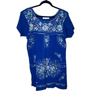 Larkin‎ Lane Women's Medium Ukrainian Embroidered Dress